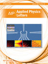 APPLIED PHYSICS LETTERS杂志封面